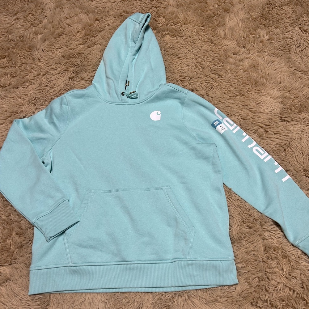 Carhartt Teal Hoodie